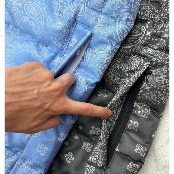 Canada Goose x Concepts Blue Paisley Bandana Vests - Picture 3 of 4